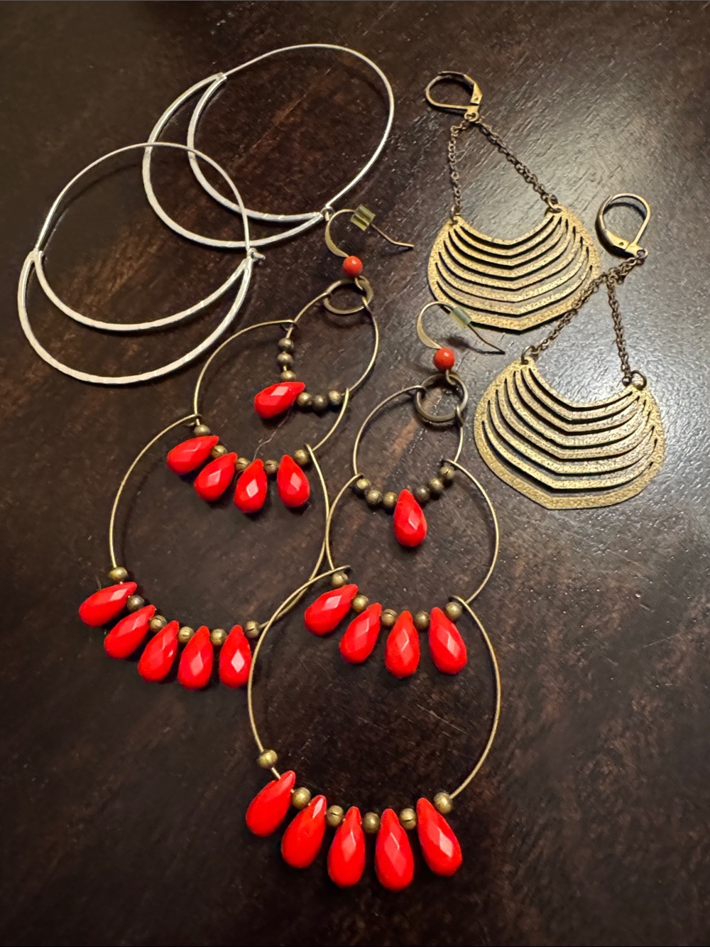 Set of earrings, Anthropologie